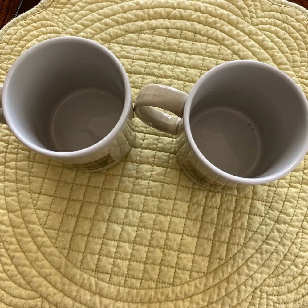 Warren Kimble rooster mugs, set of 2